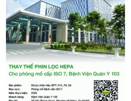 CaseStudy: Bệnh viện Quân Y 103 - Lọc HEPA-BPT