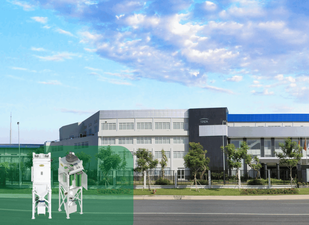 Máy gom bụi cho nhà máy dược Stellapharm