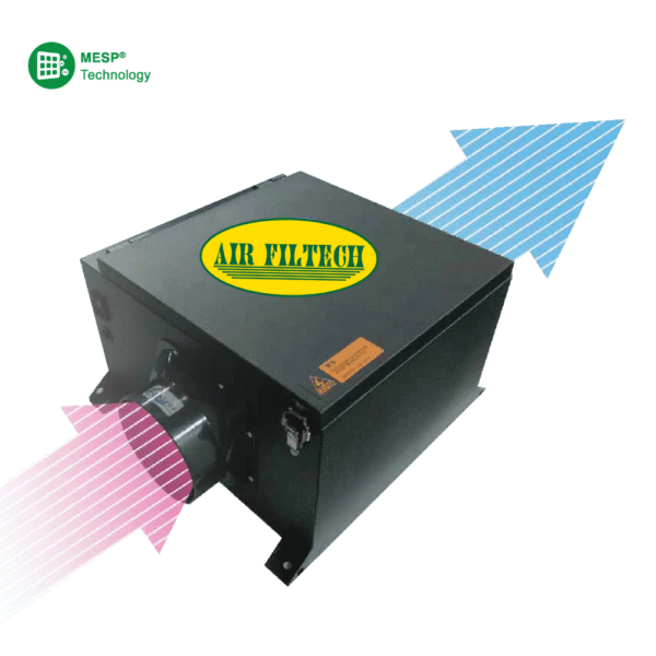 Máy Lọc Không Khí vi tĩnh điện ống gió xả MESP: M-AD-E